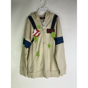 Ghostbusters Venkman Double Sided Lightweight Full Zip Hoodie Kids Boys Size M
